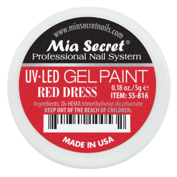 UV-LED / RED DRESS / GEL PAINT