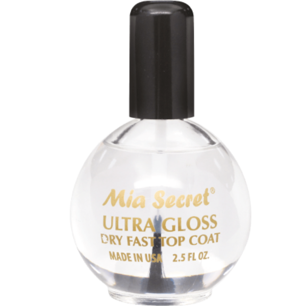 ULTRA GLOSS TOP COAT 2.5 OZ - Brillo Transparente