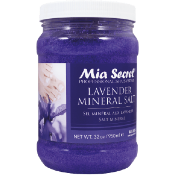 LAVANDER MINERAL SALT 32oz - Sal mineral