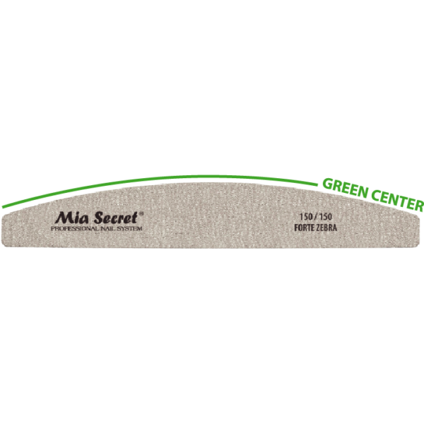 FORTE ZEBRA HALF MOON NAIL FILE - Limas - #150/150