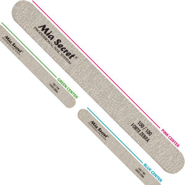FORTE ZEBRA STRAIGHT NAIL FILE