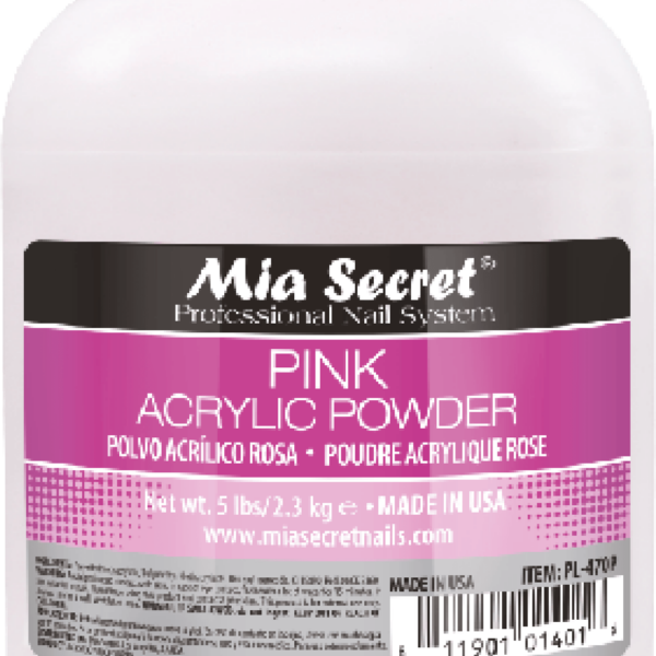 PINK ACRYLIC POWER FOR NAILS 5 LB