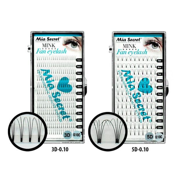 MINK FAN EYELASH - PESTAÑAS DE ABANICO DE TINTA
