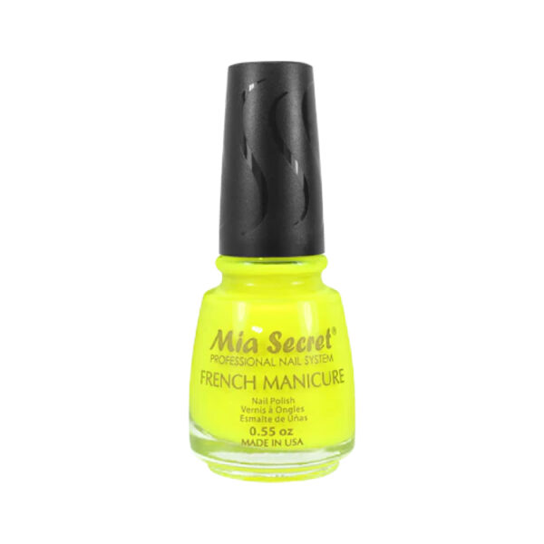 FRENCH MANICURE NEON YELLOW ESMALTE TRADICIONAL