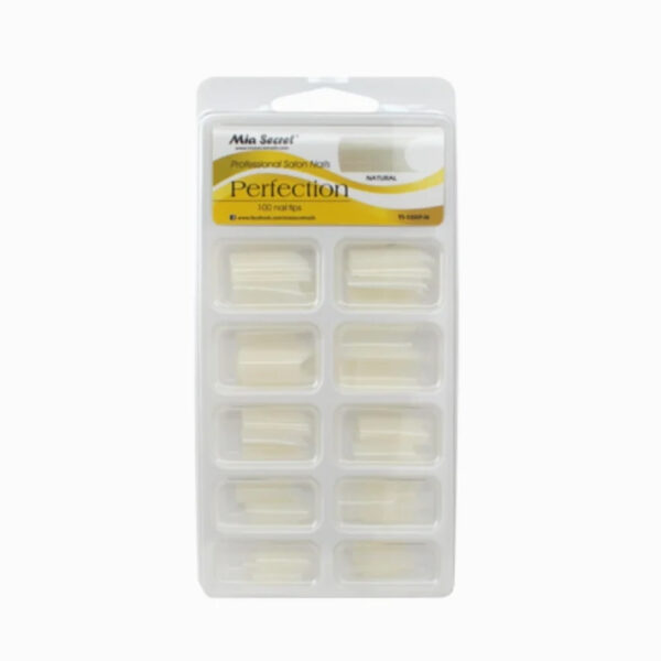 PERFECTION 100 NAIL TIPS IN PVC BLISTER CASE - Tips CURVATURA C